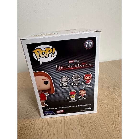 Wandavision - Wanda 70s Funko Pop No 717 - NEW - Picture 5 of 5